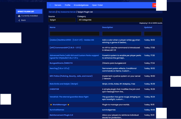 Minecraft Plugin Installer